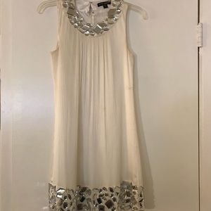Betsey Johnson White Silk Dress
